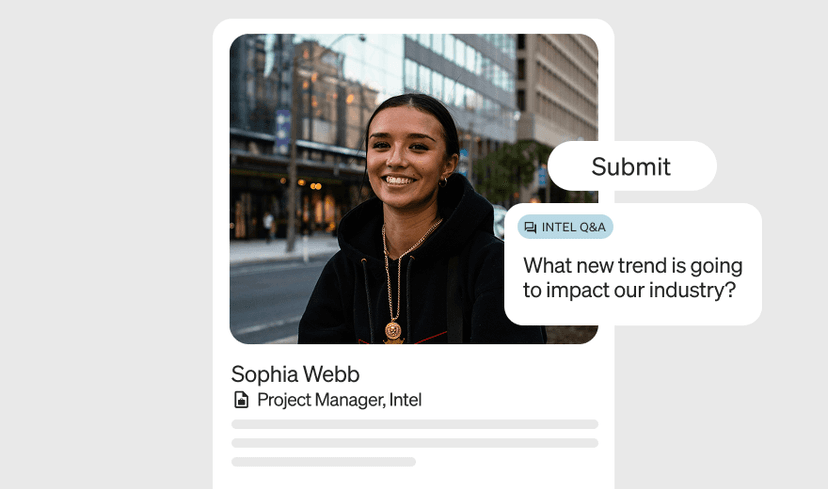 Invite candidates to submit bespoke Vizzy profiles.